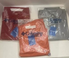 NEW Mens Columbia Golf Polo 3 Pack Size S Small NWT