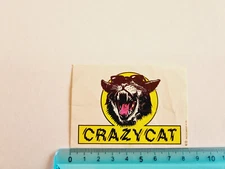 FIGURINE CRAZY CAT NO. 25 STICKER STICKER STICKER ADHESIVE VINTAGE