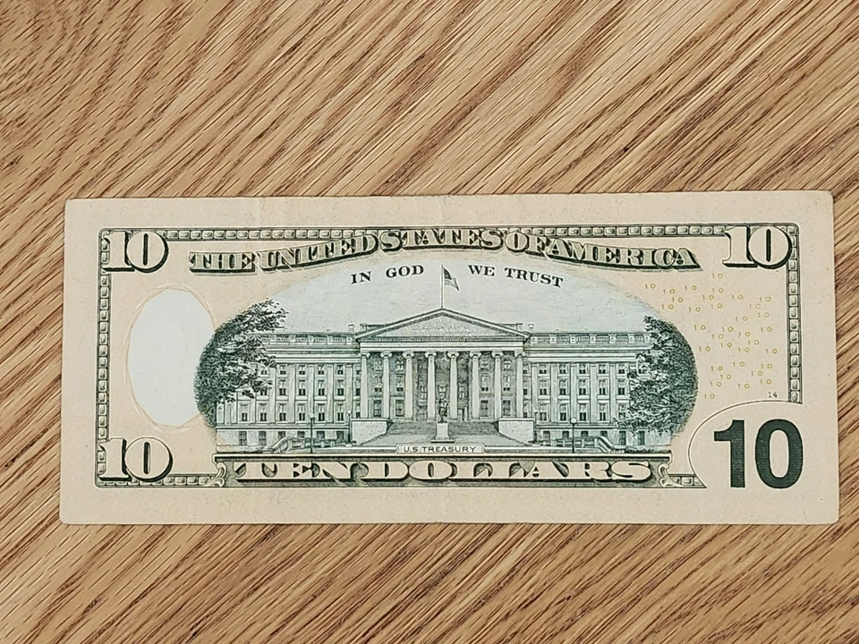 2004 A $10 "STAR NOTE BOSTON DISTRICT GA00007945* 0000 START LOW SERIAL NUMBER - Image 2 of 4