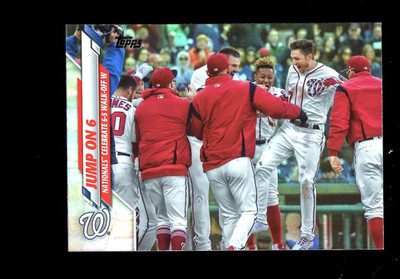 2020 Topps Update #U-3 Veteran Combos Trea Turner Difo Nationals Rainbow Foil
