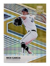 NICK GARCIA 2020 ELITE EXTRA EDITION #79 ROOKIE GOLD PRIZM #08/10 (RARE) BF9767