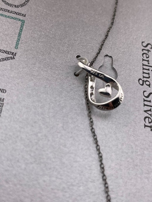 FOOTNOTES 925 STERLING SILVER INFINITY HEART FRIE… - image 3
