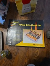 Backyard Chef 7 Piece Shish Kebob Set.  Brand New