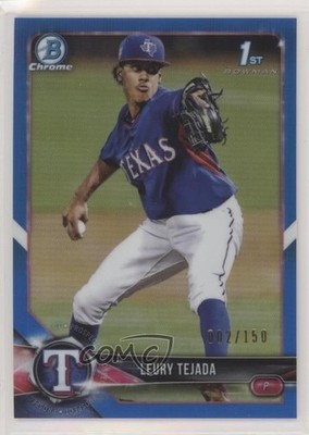 2018 Bowman Draft Chrome Blue Refractor 2/150 Leury Tejada #BDC-174 s3g