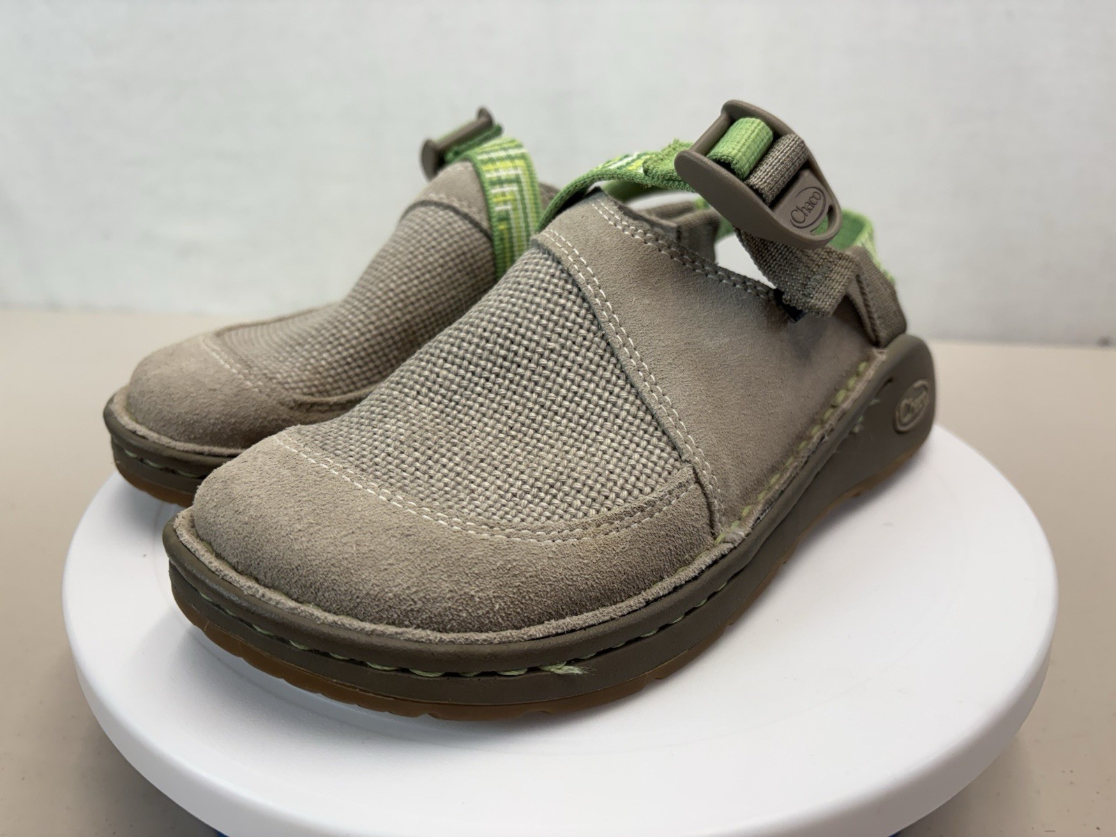 CHACO Woodstock Vibram Gunnison Stone/Longitude Open Back Clogs W