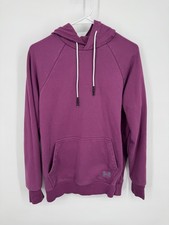 NWOT Under Armour Rival Terry Hoodie Womens Small Purple Color Drawstrings