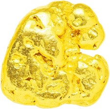Pépite d'or naturelle d'Alaska 0,9965 gramme --- (#80666) - Pépite d'or d'Alaska