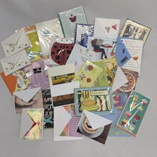 7 Lots of 25 Misc. Greeting Cards - Birthday Baby Sympathy Blank Get Well