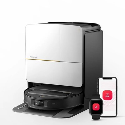 Roborock Saros Z70 Staubsaugerroboter mit OmniGrip  Arm silber B-Ware