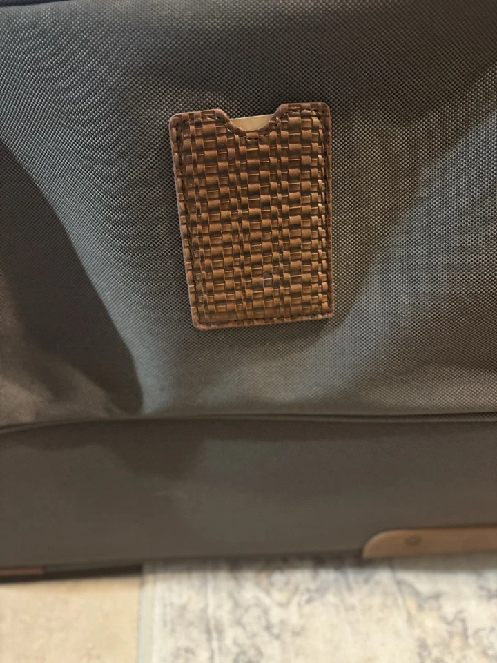 Tommy Bahama Luggage 20 Inch Rolling Suitcase Travel Duffle Bag  Brown - Image 2 of 4