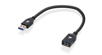 IOGEAR W125660545 G2LU3AMF USB 3.0 Extension Cable Male  to Female -12 Inch ~E~