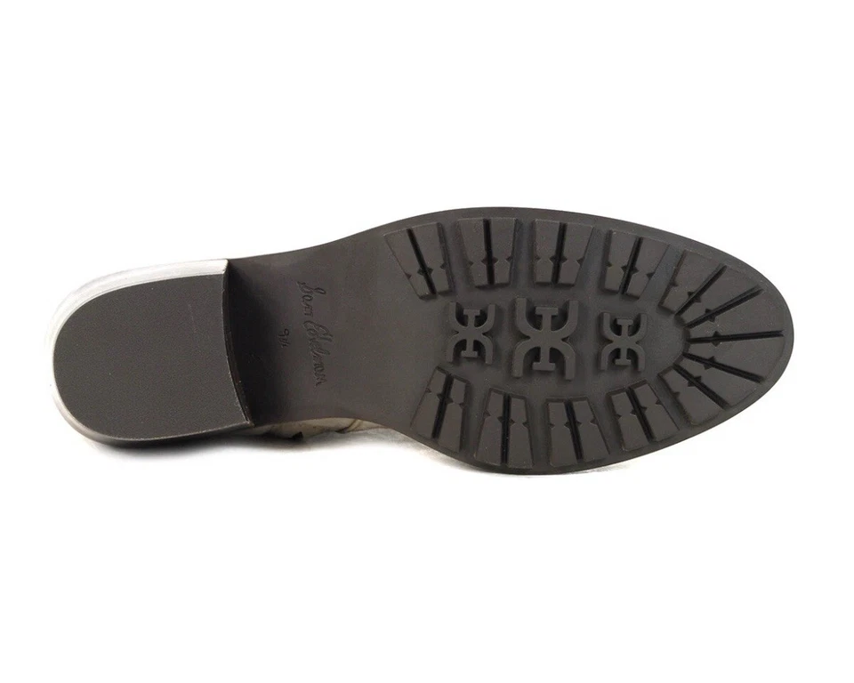 SAM EDELMAN Mujer Talla 9 Botines Pequeño Taupe Gamuza Punta Almendra Botines Foto 3 de 4