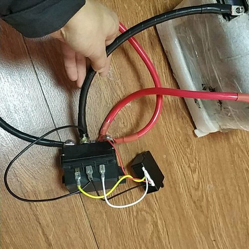 12v 500a contactor winch Control relay dual wireless suite with remote control - Picture 12 of 12