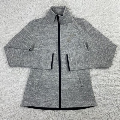 Lululemon Jacket Womens 4 Gray Going Places Full Zip Mock Neck Pockets Ladies