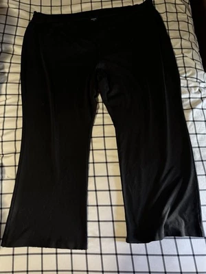 wide leg george plus size pull on pants
