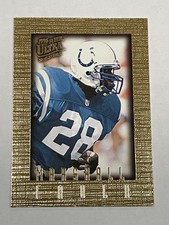 1996 Ultra Sensations Football #45 - Marshall Faulk - Indianapolis Colts