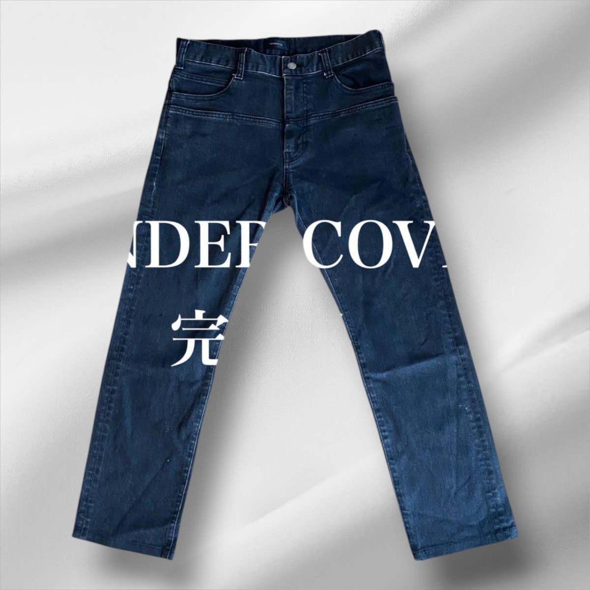 美品 UNDERCOVER Selvedge Denim Pants Jeans Undercover Black Denim Pants Men's Size S Vintage Condition