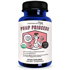 Legendairy Milk Pump Princess Lactation Supplement for Adults 60 Caps nursing