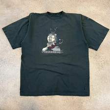 Vintage 90s 90265 Programming Tee Vee Head Tee Shirt XL Skate Grunge Graphic