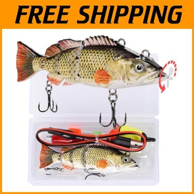 Robotic Swimming Fishing Lure - USB Rechargeable LED Light
