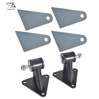 Engine Swap Weld-In Motor Mount Kit 91018040 For Chevy Small & Big Block SBC BBC