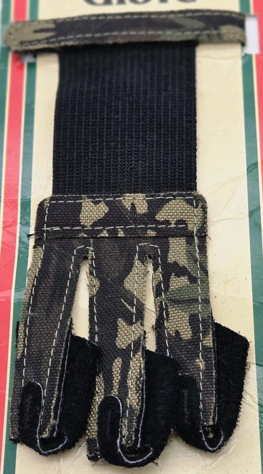 Allen 3-Finger Archery Glove Bowhunting Camo #6240 Size Small-Medium VTG NOS - Image 2 of 4