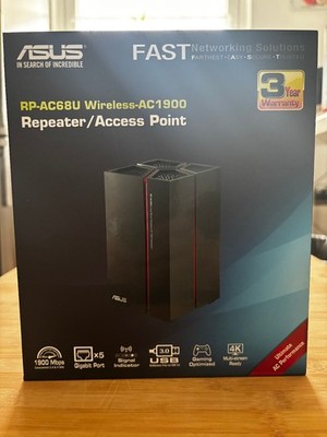 ASUS RP-AC68U Dual-Band WLAN Repeater AC1900   mit Netzteil, gebraucht
