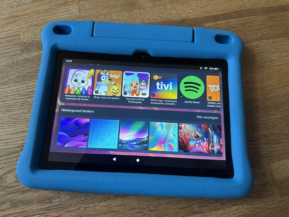 Amazon Fire HD 8 Kids Tablet (10. Generation) Blau 32 GB guter Zustand