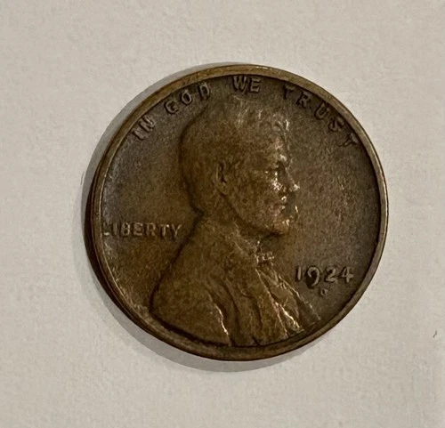 1924 d lincoln cent Vg