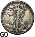 1938-D Walking Liberty Half Dollar, Choice XF Better Date Denver Issue