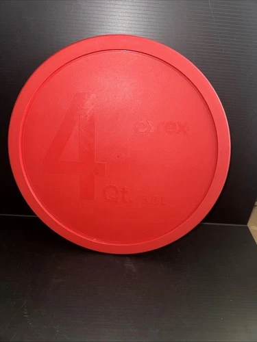 Pyrex 4 Quart 3.8L Red Replacement Lid Only 326-PC 12”