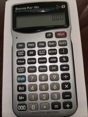Calculated Industries :Qualifier Plus IIIFXReal Estate Qualifying Model 3430