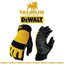 DEWALT DEWDPG24L Premium Framer Performance Gloves DIY Large 3 Finger Design UK