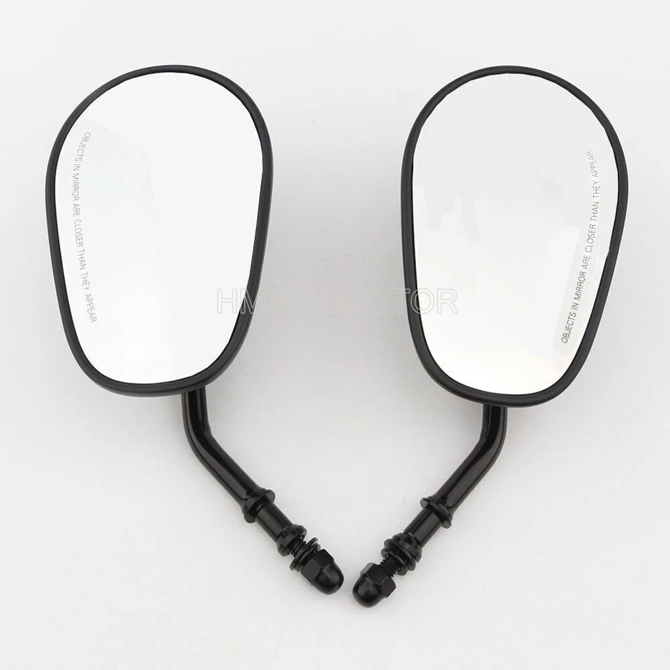 Espejos retrovisores laterales lágrima para motocicleta Harley-Davidson Dyna Low Rider FXDL Foto 3 de 4