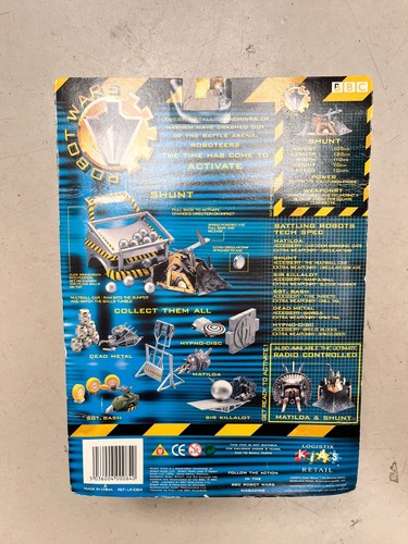NUEVO EN CAJA BBC ROBOT WARS PULL BACK JUGUETE DERIVACIÓN FIGURA DE ACCIÓN LOGISTIX 2000 RETRO - Imagen 8 de 9