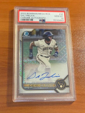 2022 Bowman Chrome Mega Box Sal Frelick Mojo Brewers BMA-SF Auto PSA Gem Mint 10