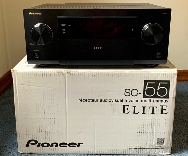 Pioneer Elite SC55 9.1 Dolby Channel 3 Zone Multi Room Receiver Works