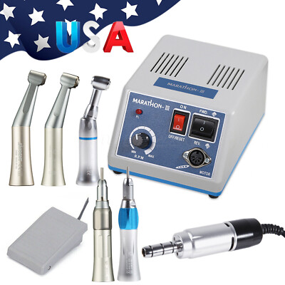 Dental Lab Marathon Electric Micromotor Polisher N3/ Slow Low Speed Handpiece US