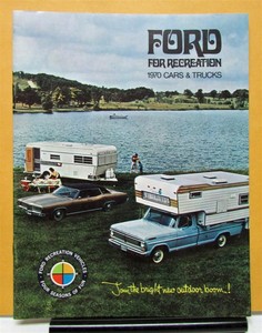 Details About 1970 Ford Recreational Car Truck Torino Ranchero Mustang Bronco Sales Brochure