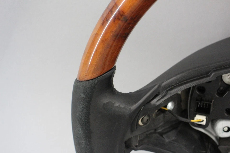 ✅ 07-10 Mercedes W216 CL550 S550 Driver Steering Wheel Paddle Shifters Wood OEM - Image 2 of 4