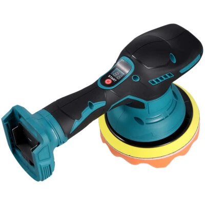 RRRRADIO Pulidora a batería coche máquina pulidora excéntrica 8 velocidades para Makita 18v