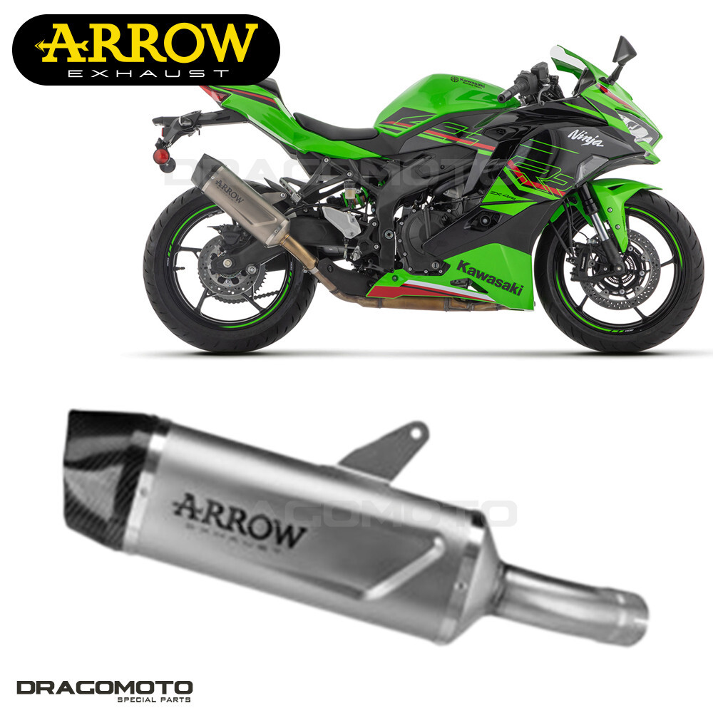 Exhaust KAWASAKI ZX-4R 2023 2024 ARROW Titanium CC INDY RACE EVO