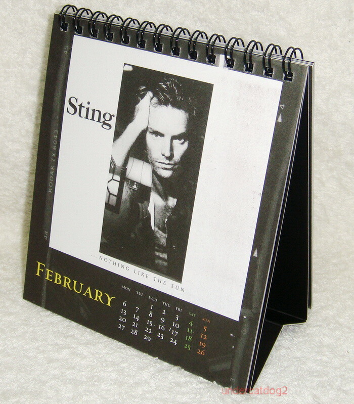 Sting The Best Of 25 Years Taiwan Ltd 2-CD +Desk Calendar w