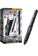 Multifunction Tac Pen Flashlight 9 in 1 Tool Kit Camping Compact Lightweight New
