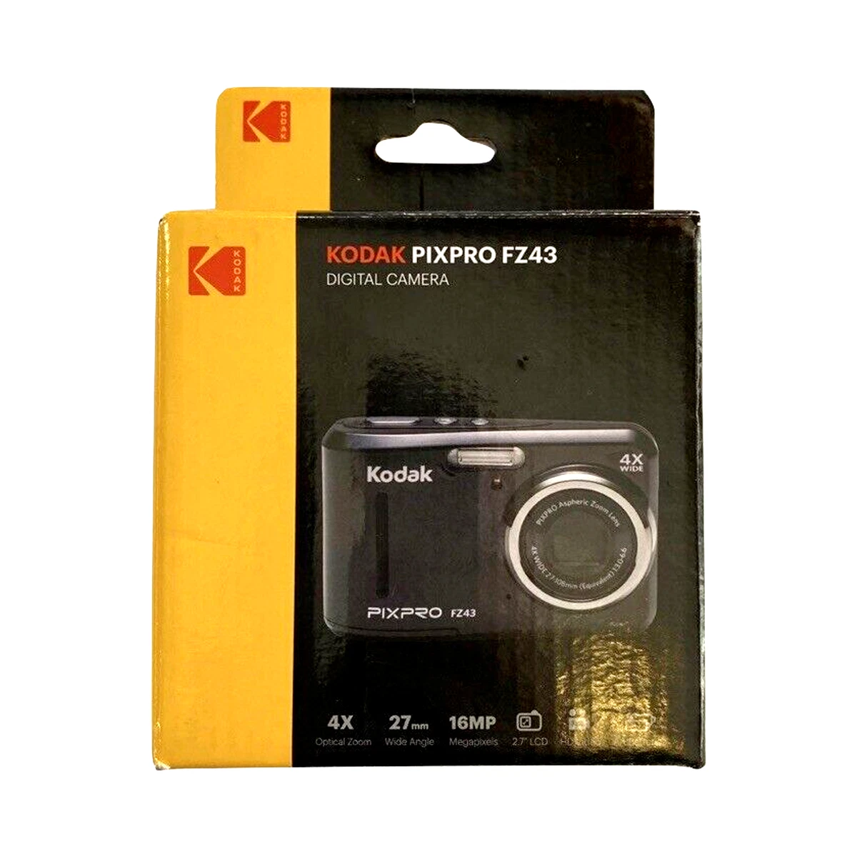 Kodak PIXPRO FZ43 16 MP Digital Camera - Black New