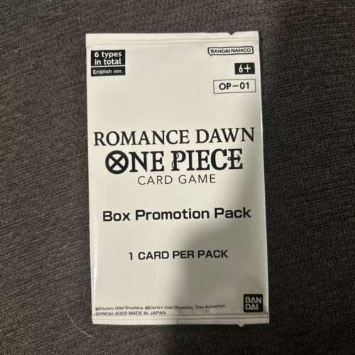 One Piece Romance Dawn OP-01 Box Promotion Pack TCG