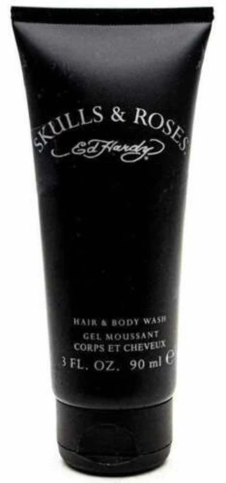 Skulls & Roses de Ed Hardy para hombres jabón para cabello y cuerpo paquete de 3 oz envío gratuito Foto 2 de 4