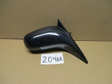 01 02 03 04 05 Honda Civic Coupe Passenger side Used Manual Mirror Black #2046-A
