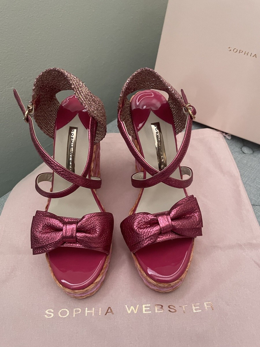 Pinkさん専用Sophia Webster エンブロイダリーウェッジサンダル 