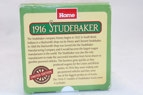 1916 Studebaker Delivery Truck Coin Bank Die-Cast Maßstab 1:25 Limited Edition - Bild 6 von 6